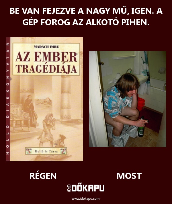 Be van fejezve a nagy mű, igen. A gép forog az alkotó pihen.
 
 title=