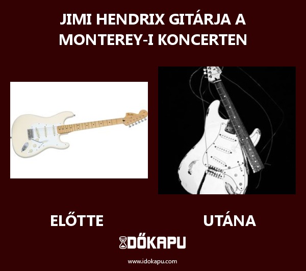 Jimi Hendrix gitárja a Monterey-i koncerten
 
 title=